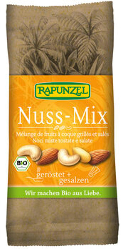 Produktfoto zu Rapunzel - Nuss-Mix geröstet, gesalzen - 60g