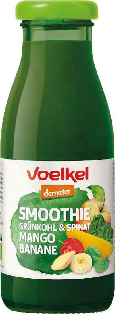 Produktfoto zu Grüner Smoothie - Grünkohl Mango Spinat Ingwer - 0,25l