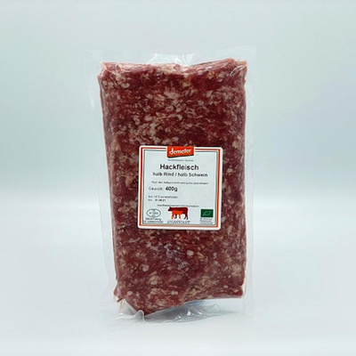 Produktfoto zu Johannshof - Hackfleisch halb_halb, tiefgekühlt - 400g