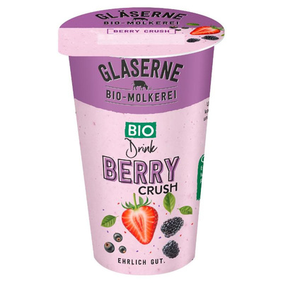 Produktfoto zu Gläserne Molkerei - Buttermilchdrink Beeren Power - 500g