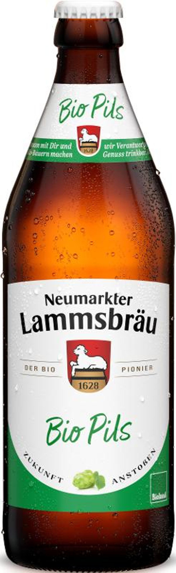 Produktfoto zu Lammsbräu - Bio Pils - 0,5l