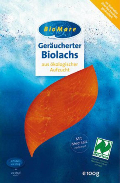 Produktfoto zu BioMare - Lachs geräuchert - 75g