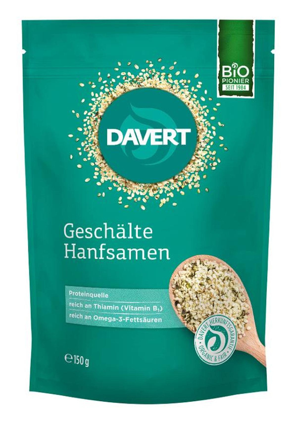 Produktfoto zu Davert - Hanfsamen, geschält - 150g