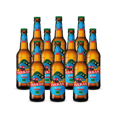 Produktfoto zu Vulkan - Hell alkoholfrei - 10 x 0,33l