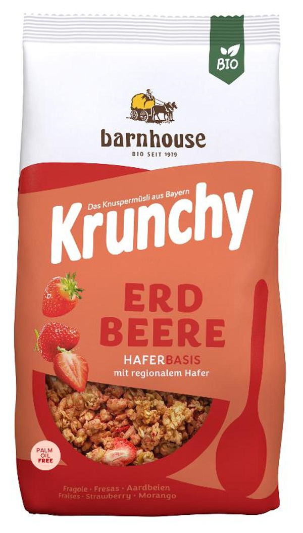 Produktfoto zu Barnhouse Krunchy Erdbeer - 375g