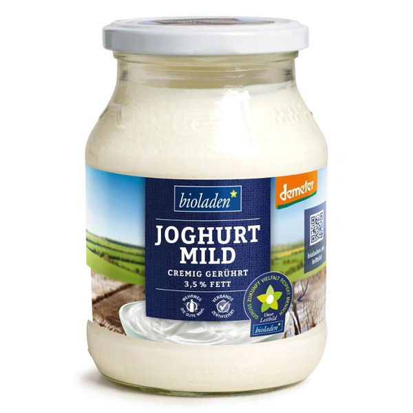 Produktfoto zu bioladen - Joghurt Natur, 3,5% - 500g