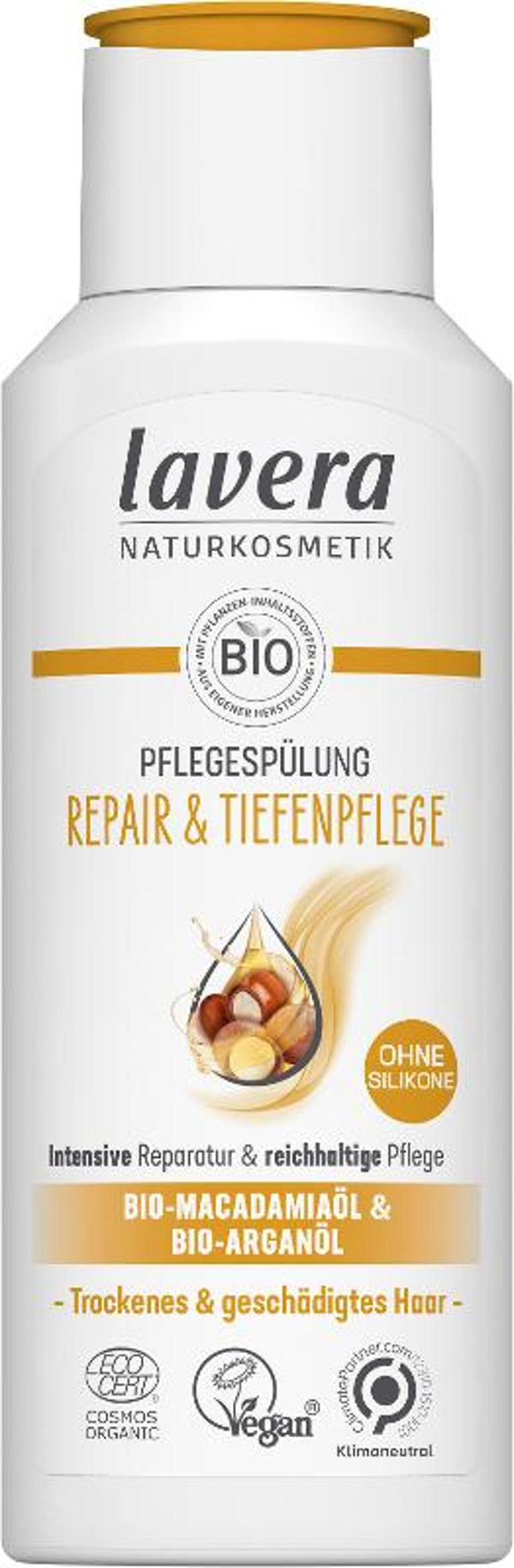 Produktfoto zu Lavera - Repair Pflege Spülung - 200ml