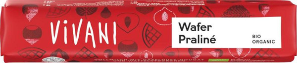 Produktfoto zu Vivani - Vollmilchriegel Praliné mit Waffelstückchen - 40g