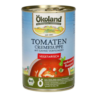 Produktfoto zu Ökoland - Tomaten Creme Suppe - 400g
