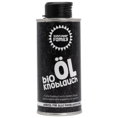 Produktfoto zu Sunflower Family - Knoblauchöl in der Dose - 230 ml