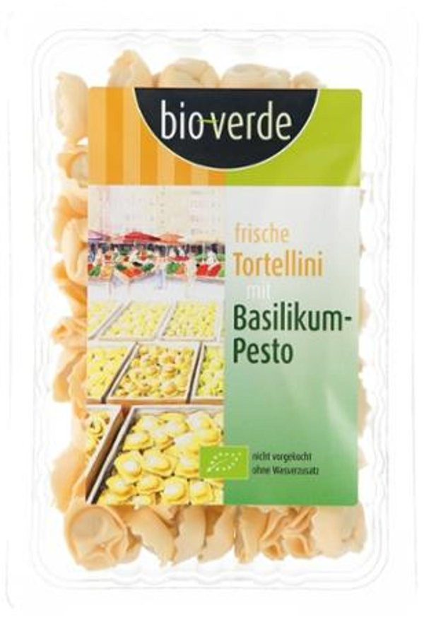 Produktfoto zu bio-verde - Tortellini mit Basilikum-Pesto - 200g