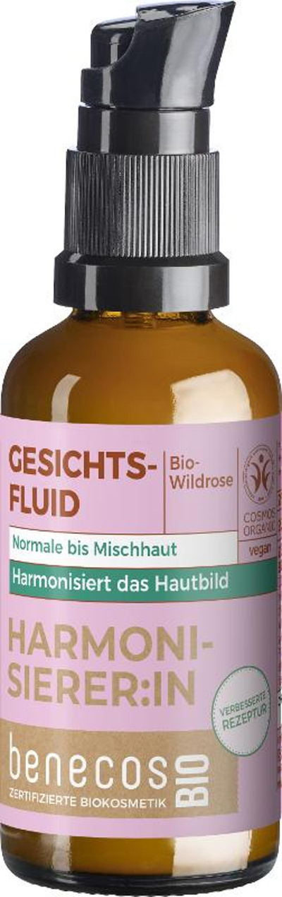 Produktfoto zu Benecos - Gesichtsfluid Wildrose HARMONISIERER:IN - 50ml