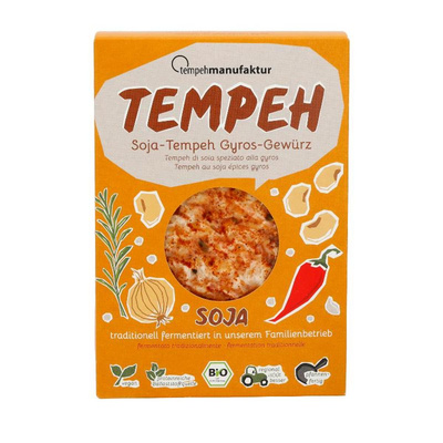 Produktfoto zu tempehmanufaktur - Tempeh Soja Gyros - 200g