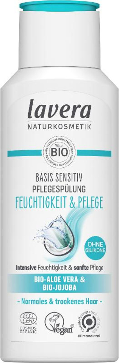 Produktfoto zu Lavera - Feuchtigkeit Pflege Haarspülung - 200ml