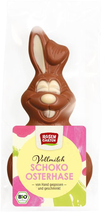 Produktfoto zu Rosengarten - Schoko Osterhase, Vollmilch - 80g