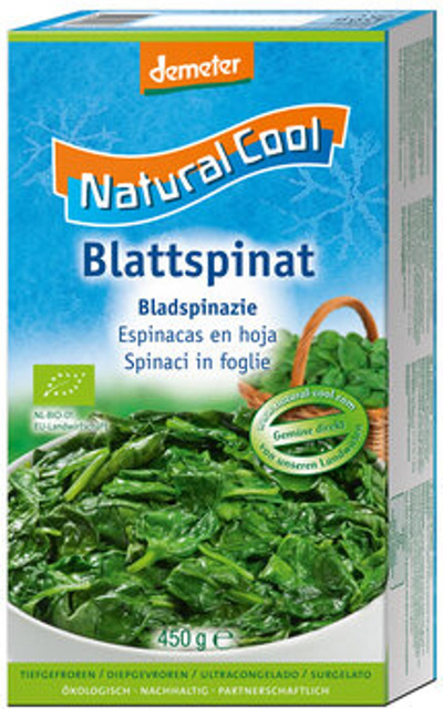Produktfoto zu Natural Cool - Blattspinat, tiefgekühlt - 450g