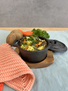 Schneller, veganer Grünkohleintopf