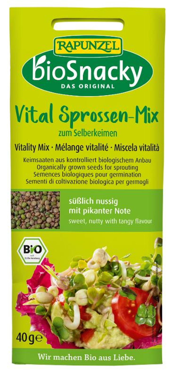 Produktfoto zu Rapunzel - Vital Sprossen-Mix bioSnacky - 40g