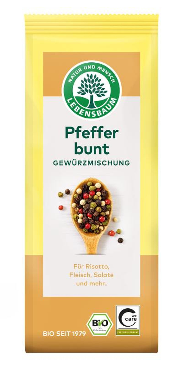 Produktfoto zu Lebensbaum - Bunter Pfeffer ganz - 50g