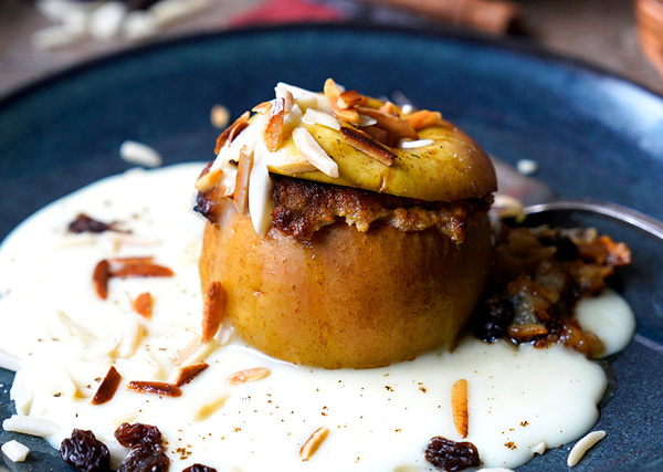 Ofenfenchel gratiniert mit Trauben