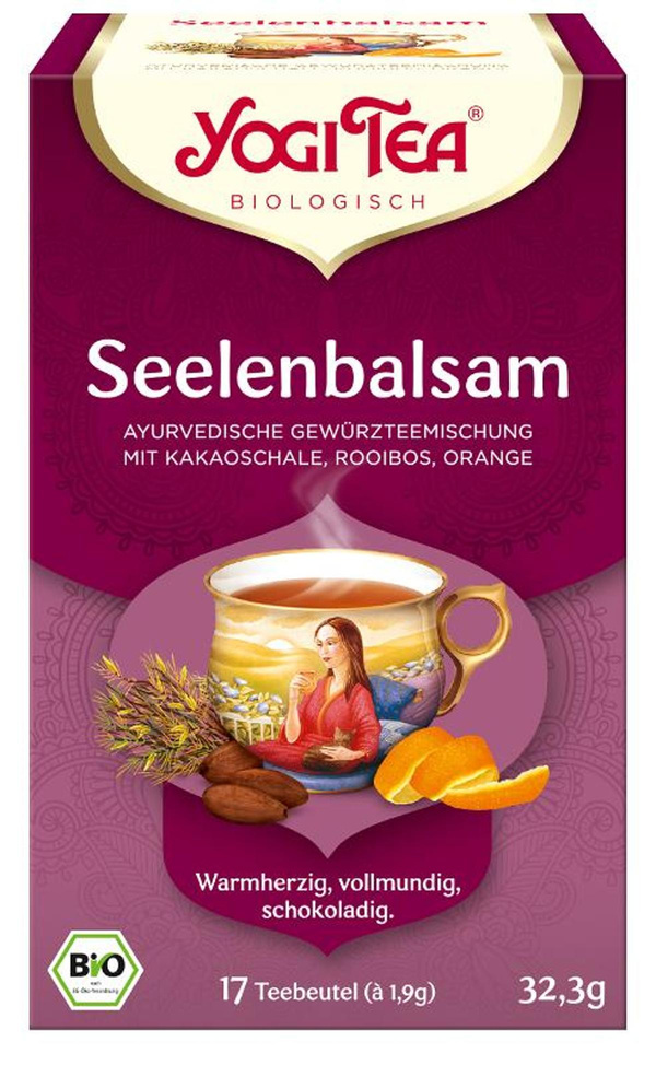Produktfoto zu Yogi Tea - Seelenbalsam Tee - 17 x 1,9g