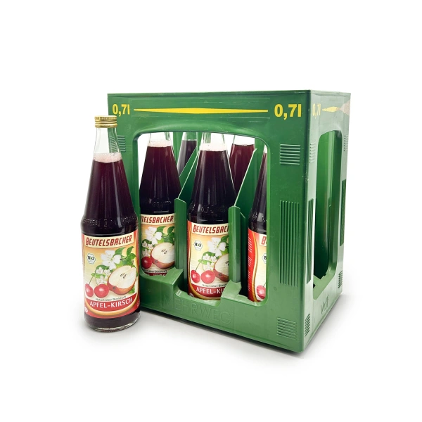 Produktfoto zu Beutelsbacher - Apfel Kirsch Saft Beutelsbacher - 6 x 0,7l