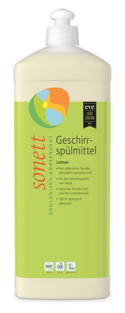 Produktfoto zu SONETT - Geschirrspülmittel Lemon - 1l