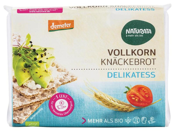 Produktfoto zu Naturata - Delikatess Vollkorn-Knäckebrot - 250g