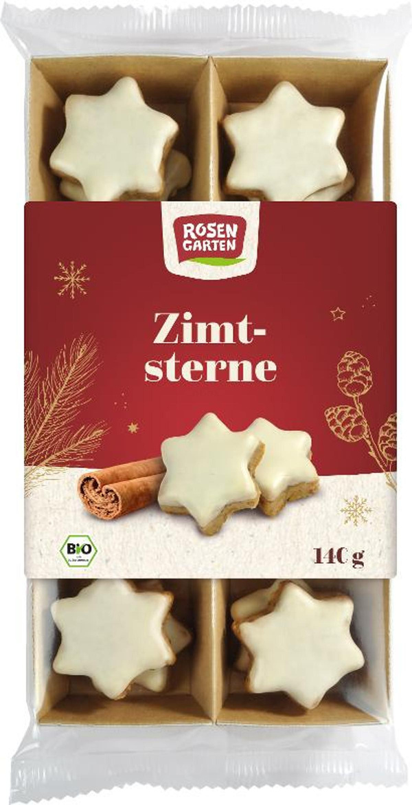 Produktfoto zu Rosengarten Zimtsterne - 140 g