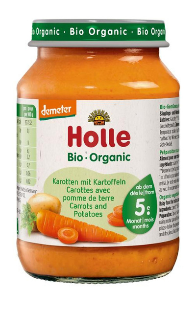 Produktfoto zu Holle - Karotten mit Kartoffeln - 190g