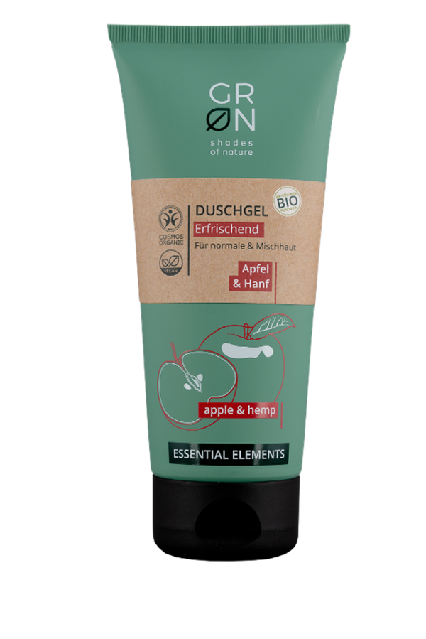 Produktfoto zu [Grün] Shower Gel Apple & Hemp - 200ml