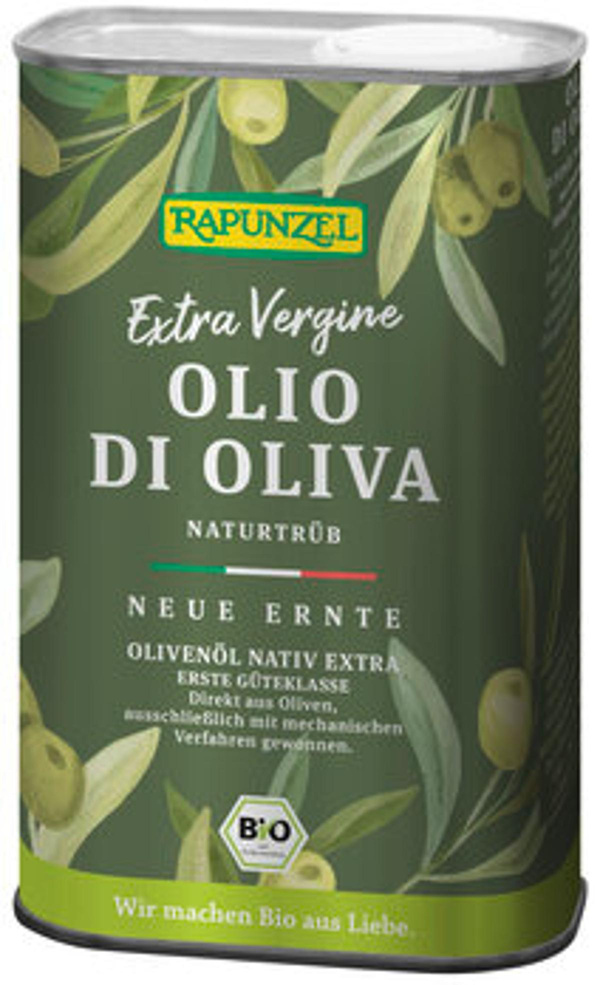 Produktfoto zu Rapunzel - Naturtrübes Olivenöl - 0,5 l