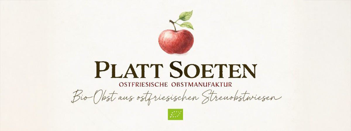 Header Platt Soeten Ostfriesische Bio-ObstmanuFaktur