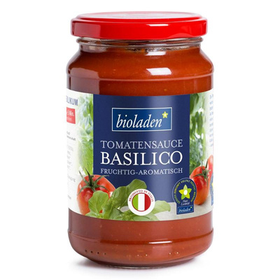 Produktfoto zu bioladen - Tomatensauce Basilico - 340g