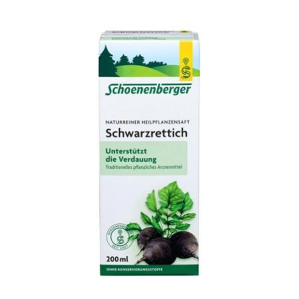 Produktfoto zu Schoenenberger Schwarzrettich-Saft - 200ml